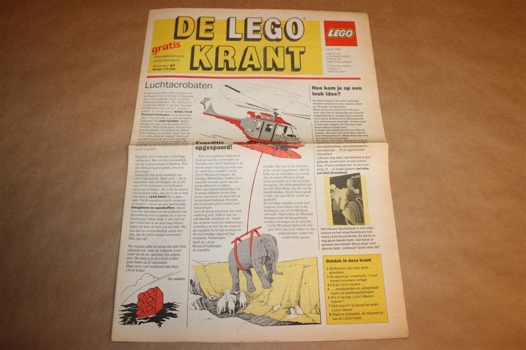 De Lego Krant - Nr. 47 - 1990, Verzamelen, Overige Verzamelen, Zo goed als nieuw, Ophalen of Verzenden
