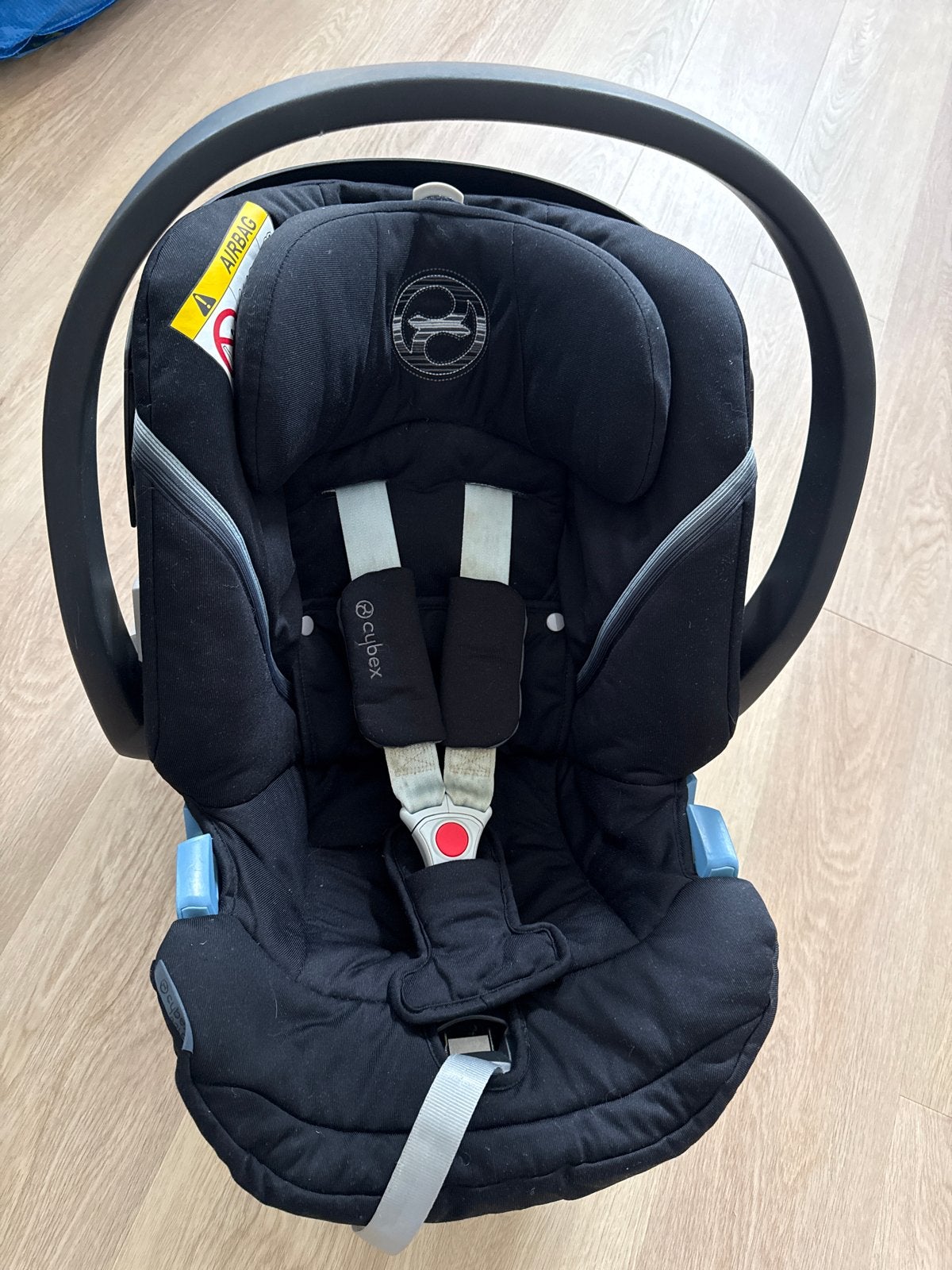Cybex Aton 5 autostoel met Isofix base, Gebruikt, Zijbescherming, Isofix, 0 t/m 13 kg