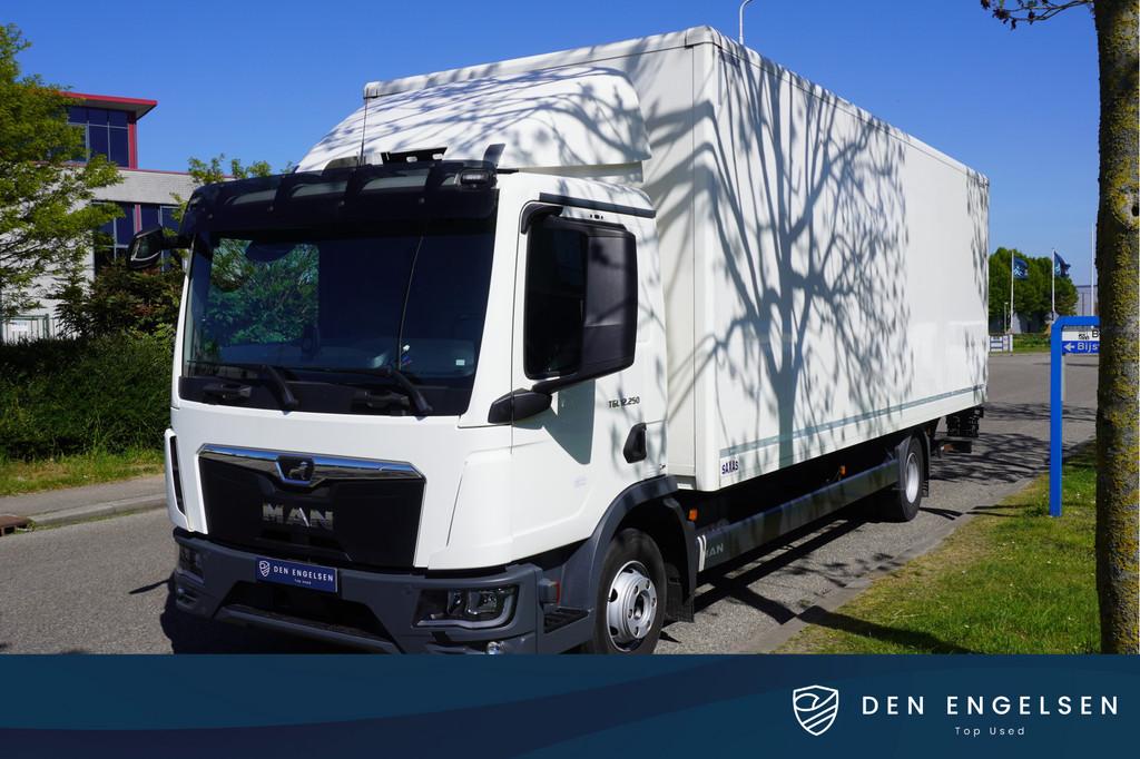 MAN TGL 12.250 Bakwagen Laadklep 1500 KG Ringfeder Vangmuilk, Auto's, Vrachtwagens, Automaat, MAN, Wit, Origineel Nederlands