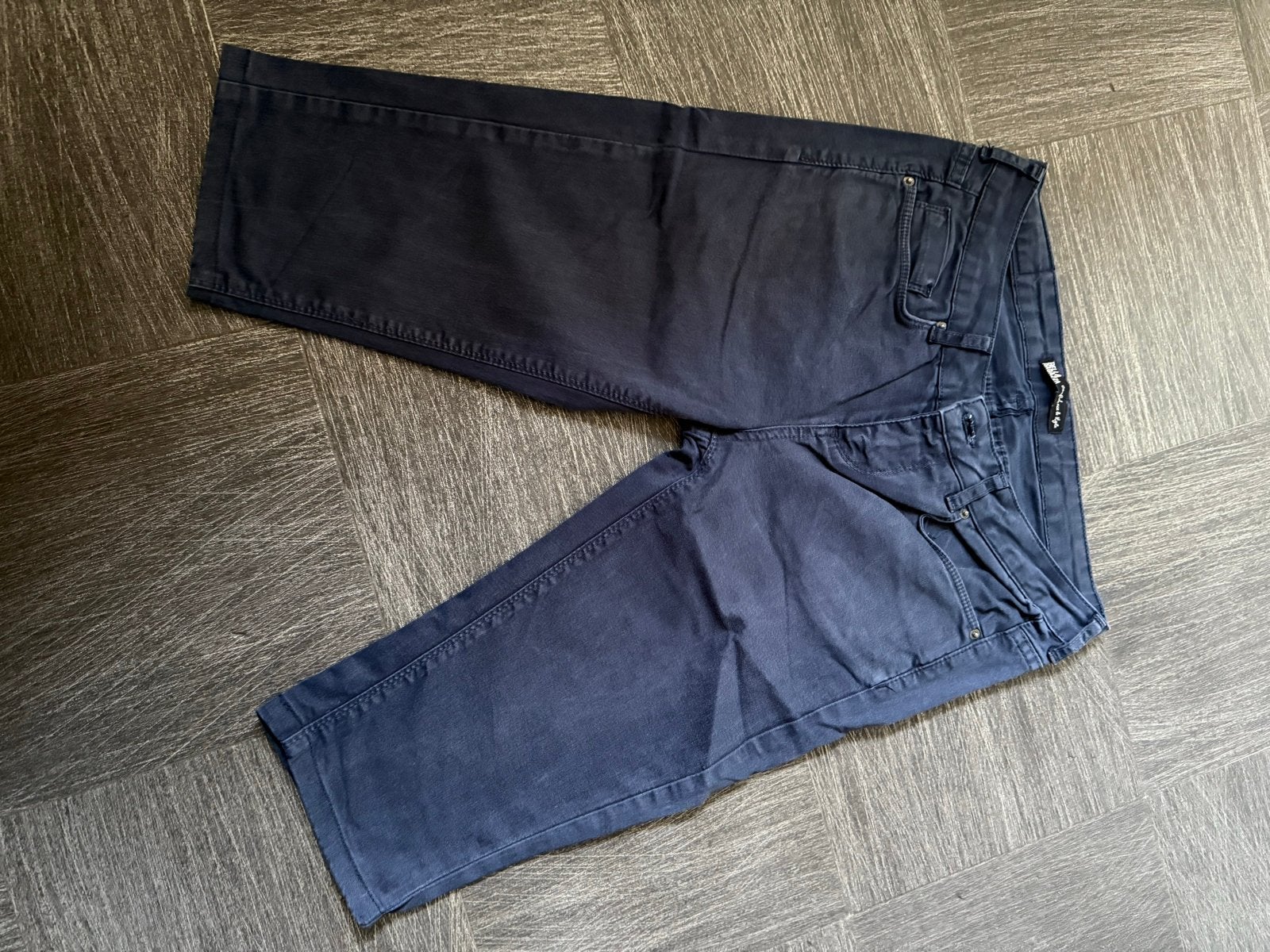 Bella Ragazza donkerblauwe driekwart broek XS, Blauw, Ophalen of Verzenden, Zo goed als nieuw, Driekwart