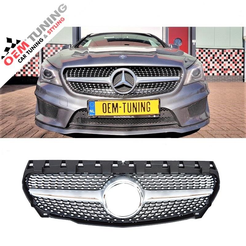 Silver Diamond Grille CLA W117 13‑16