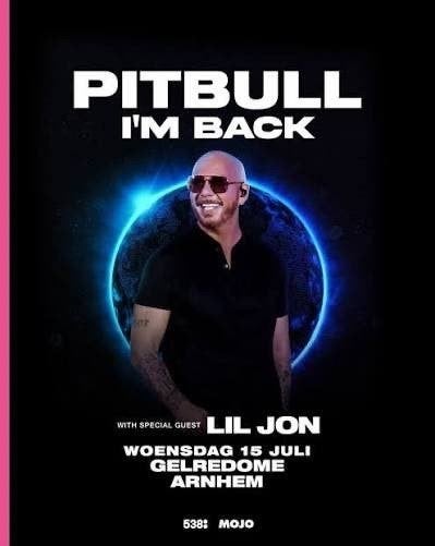 2x premium tickets Pitbull 15 juli Gelredome Arnhem, Tickets en Kaartjes, Twee personen