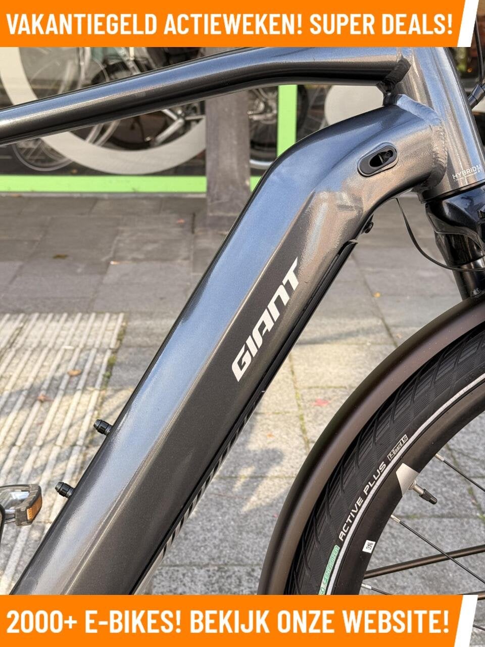 Giant Hybrid Elektrische fiets met sterke midden motor ebike, Gebruikt, Giant
