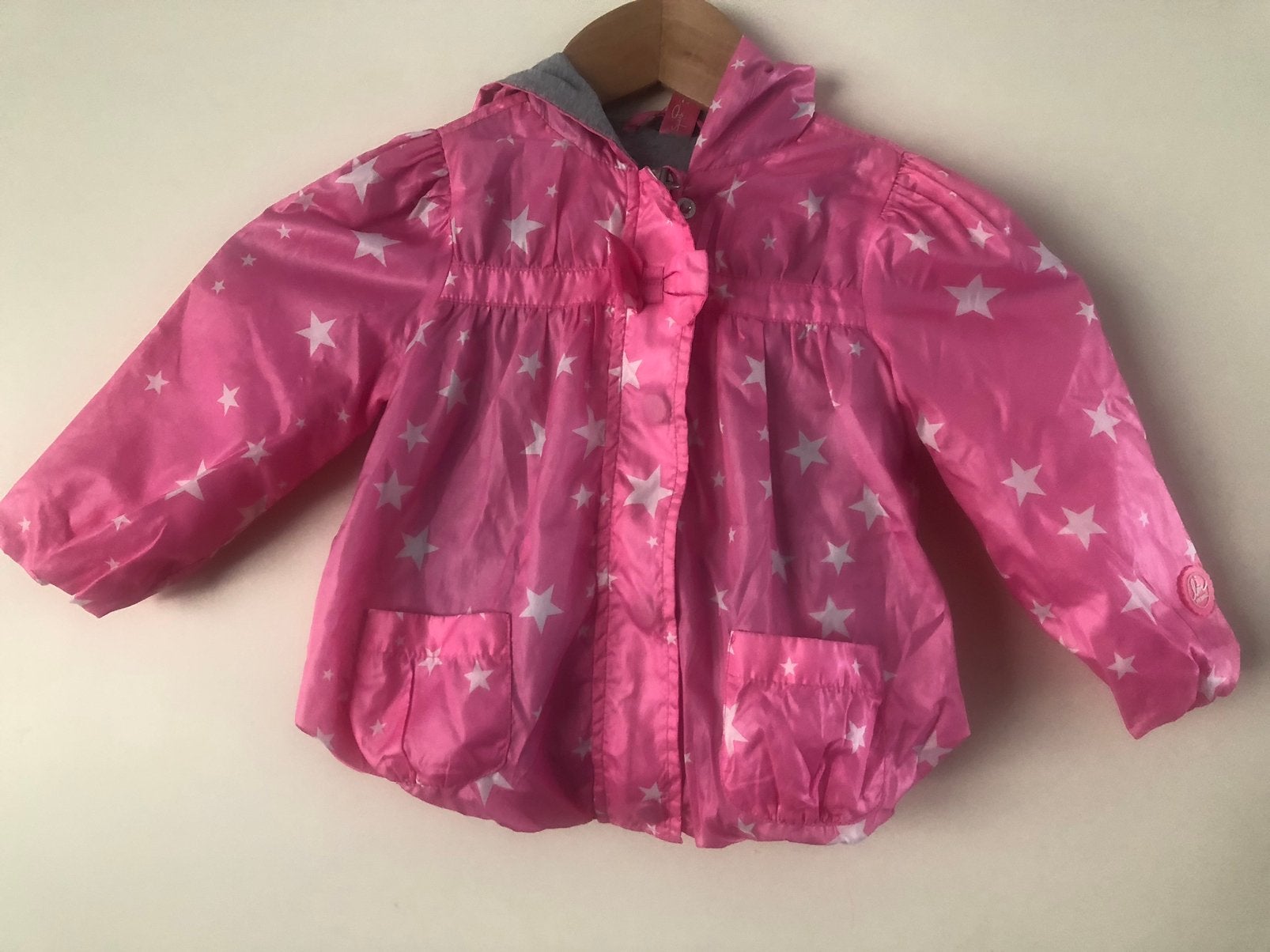 Roze zomerjasje mt 80 met witte sterren zgan.Alleen ophalen!, Kinderen en Baby's, Babykleding | Maat 80, Ophalen, Zo goed als nieuw