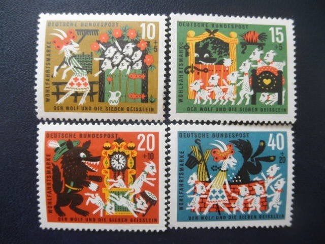 Postzegels Duitsland 1963 sprookjes (*), Ophalen of Verzenden, BRD