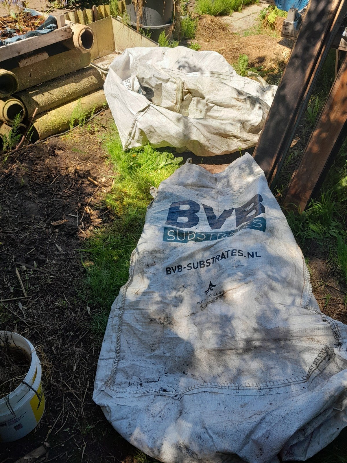 2 stuks bigbag, Ophalen of Verzenden, Gebruikt, Ophoogzand