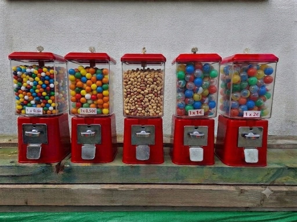 Brabo Kauwgom M&M's pinda nootjes capsule automaat, Verzamelen, Ophalen of Verzenden, Gebruikt
