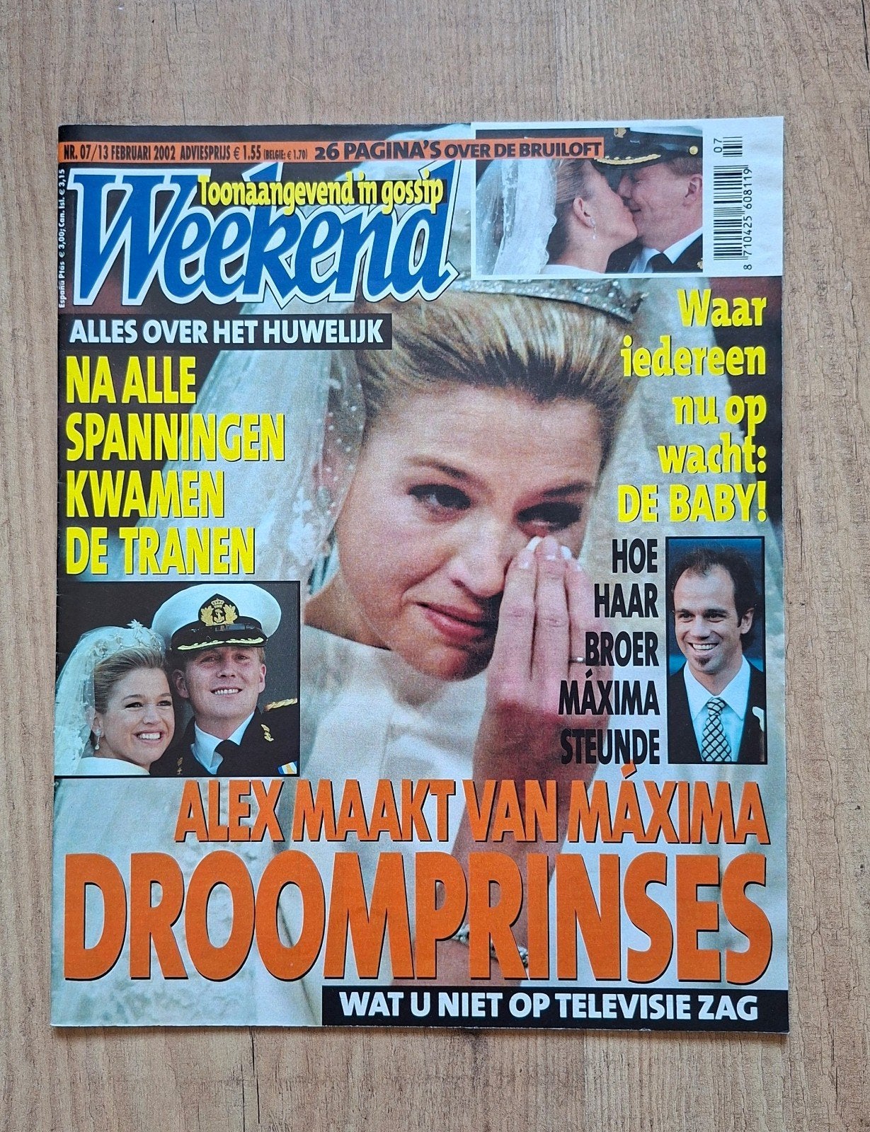 Tijdschrift Weekend / Huwelijk Willem-Alexander en Máxima, Boeken, Ophalen of Verzenden, Zo goed als nieuw