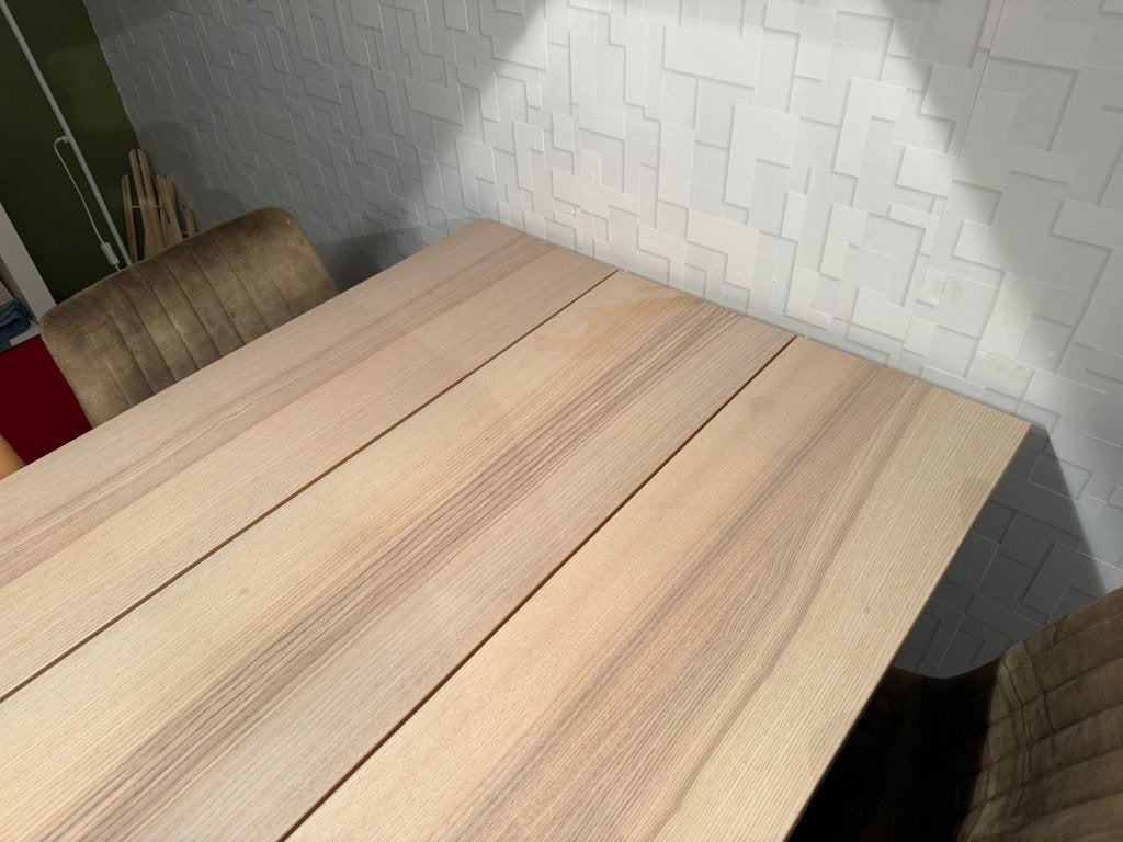 IKEA YPPERLIG Eettafel 200 x 90 cm, Huis en Inrichting, Tafels | Eettafels, Ophalen, Eikenhout, 50 tot 100 cm, Zo goed als nieuw