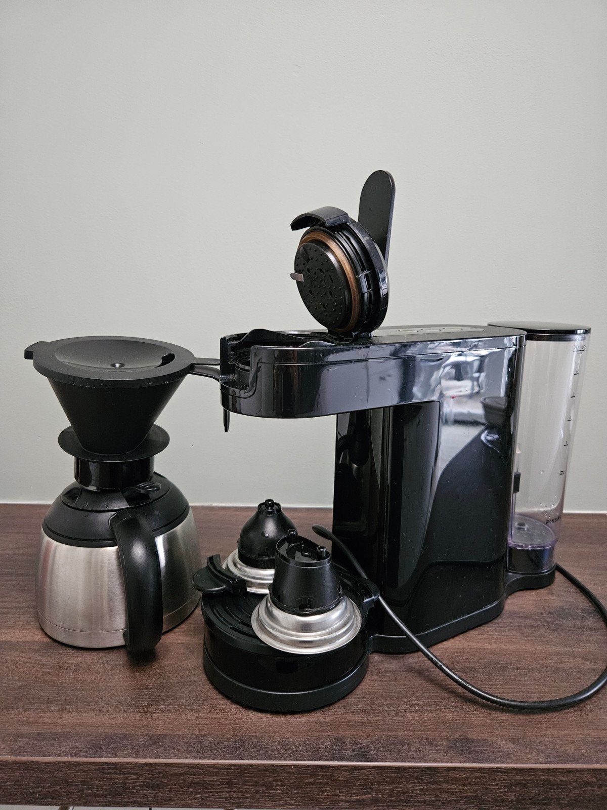 Philips Senseo Switch HD7892 2-in-1 Koffiezetapparaat Zwart, Afneembaar waterreservoir, Ophalen of Verzenden, Zo goed als nieuw