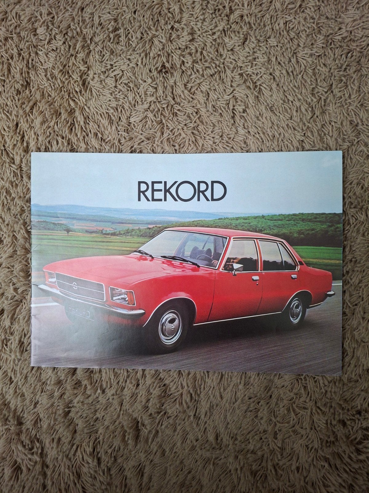 autofolder Opel Rekord D, Verzenden, Zo goed als nieuw, Opel