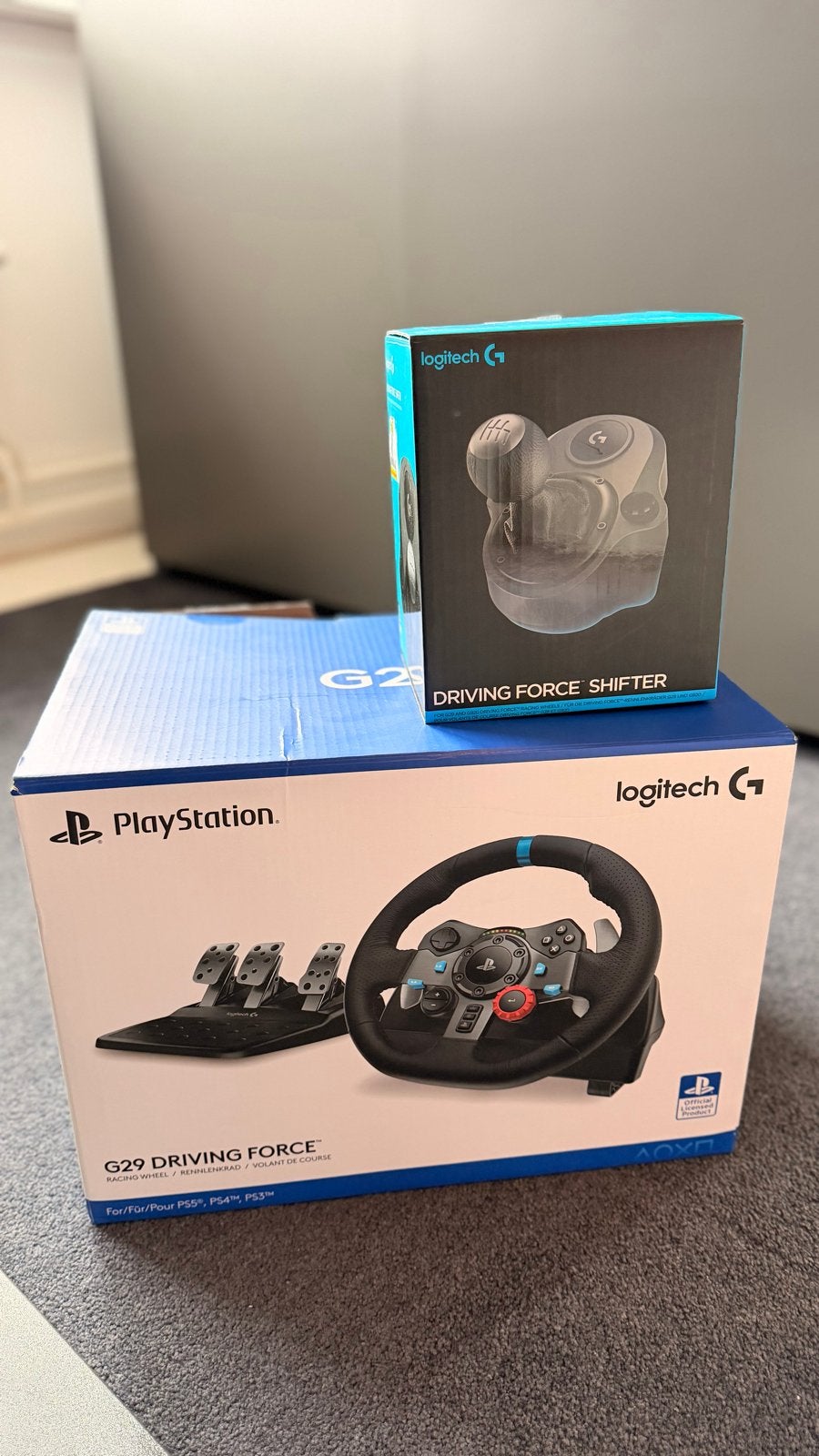 Logitech G29 Driving Force racestuur met Driving Shift, Ophalen of Verzenden, Zo goed als nieuw, Stuur of Pedalen, PlayStation 4