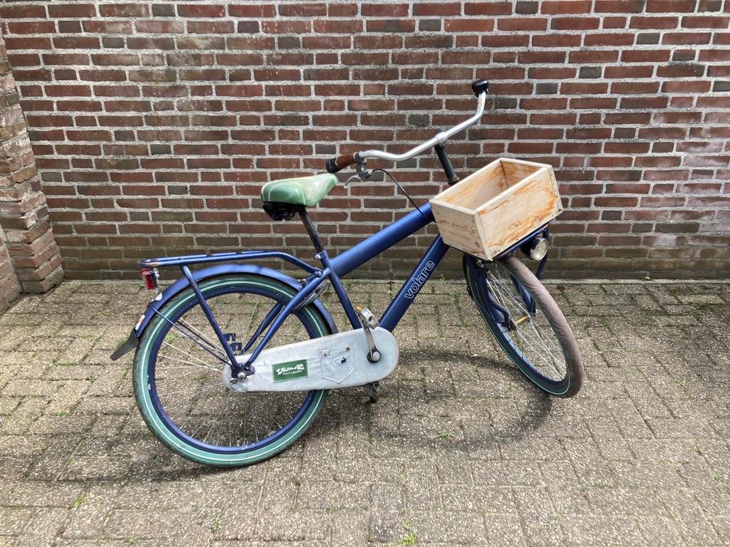 Volare fiets 24-28 inch blauwe kleur, Fietsen en Brommers, Fietsen | Jongens, Ophalen, Gebruikt, 26 inch of meer, Handrem