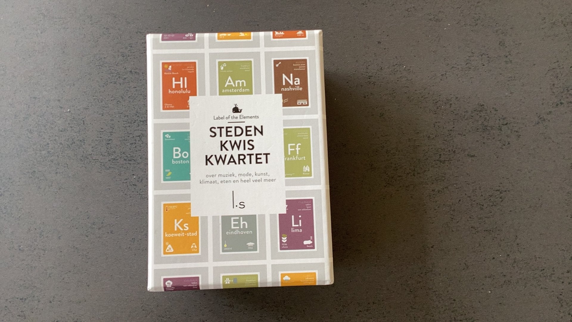 Steden kwartet spel., Ophalen, Zo goed als nieuw