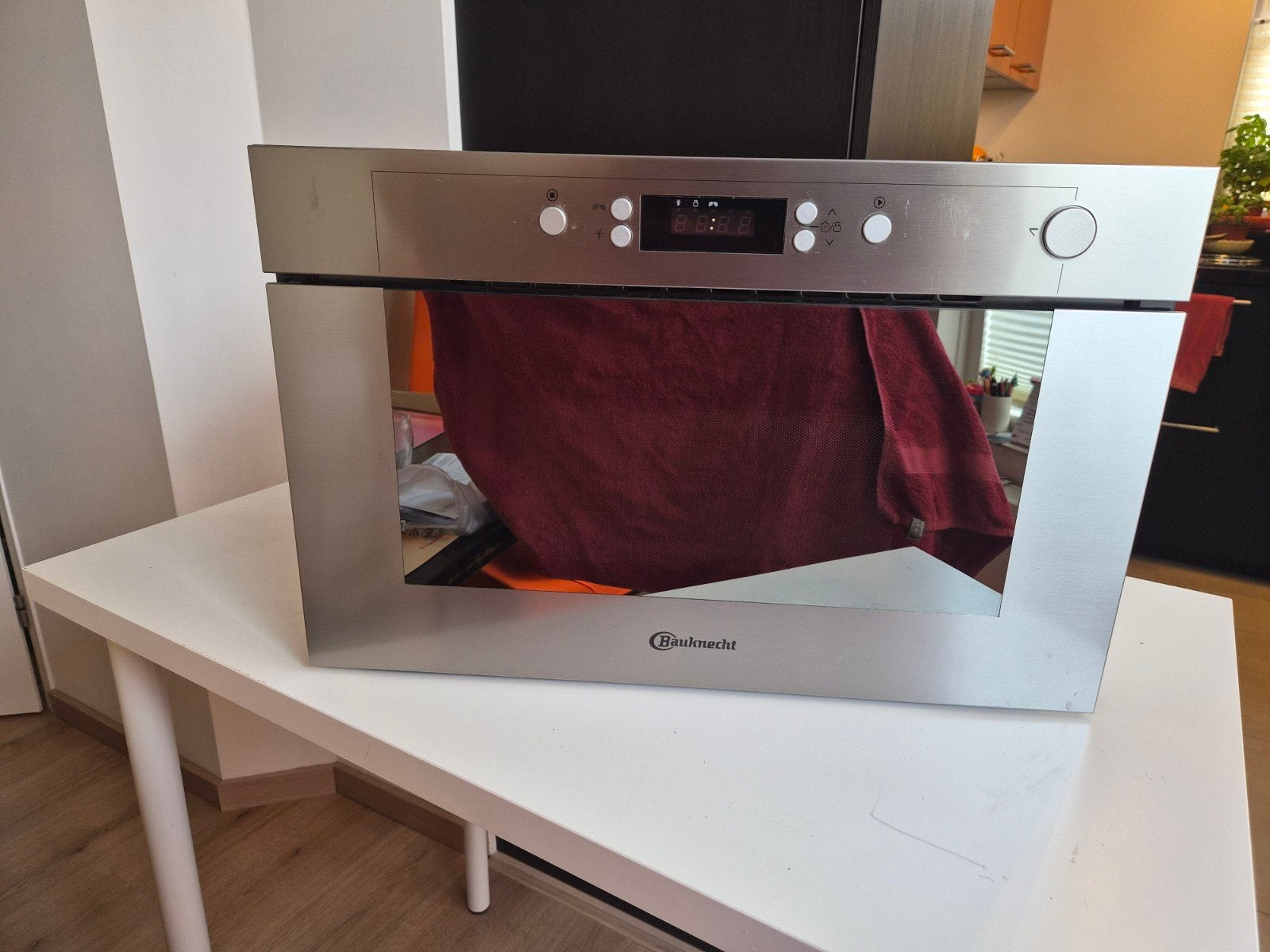 Bauknecht EMWP9238PT inbouwmagnetron, Ophalen, Gebruikt, Magnetron, Inbouw