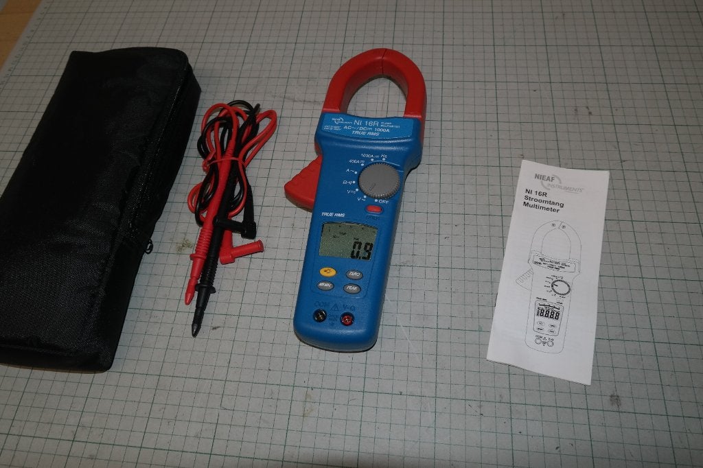 nieaf NI16R multimeter -amperetang ac dc ampere tang, Nieaf, Multimeter, Ophalen of Verzenden, Info@Nieaf.nl