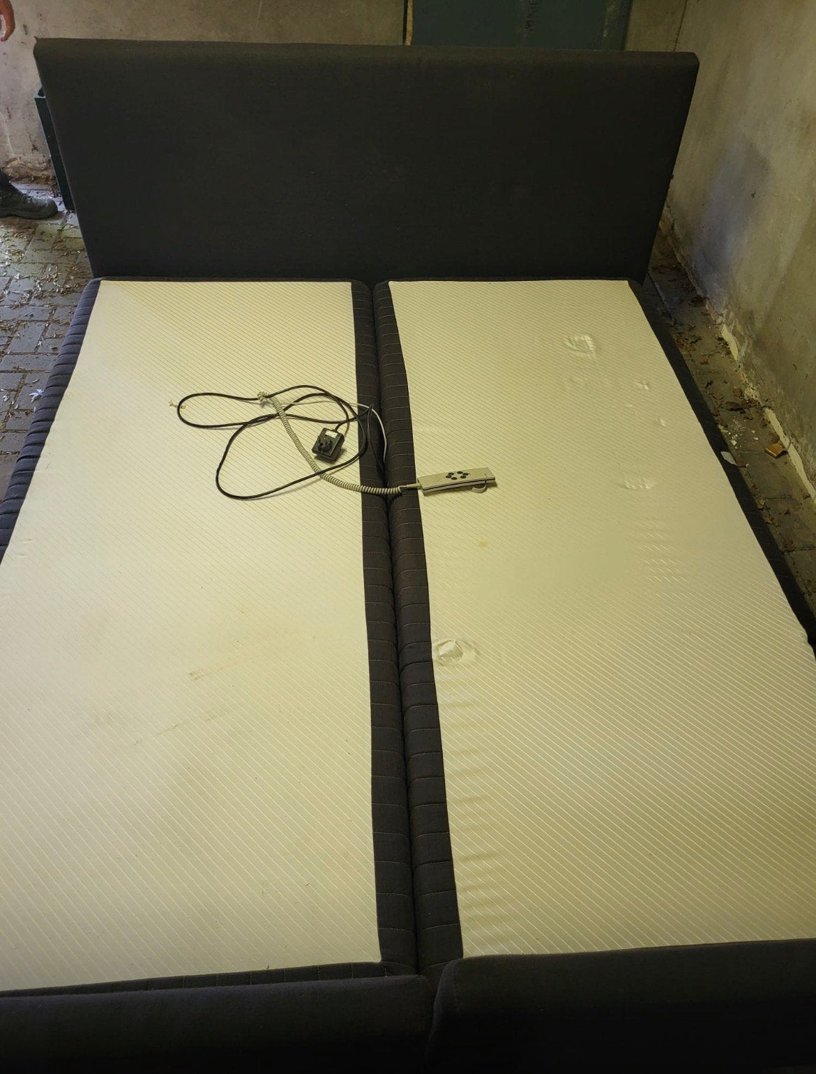 Elektrisch bed, Ophalen of Verzenden, Gebruikt, Tweepersoons, 90 cm