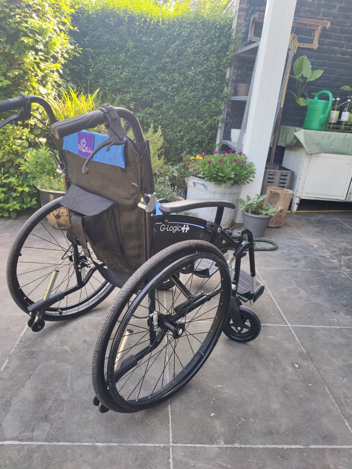 G-Logic Opvouwbare Rolstoel, Diversen, Rolstoelen, Ophalen, Inklapbaar, Duwrolstoel