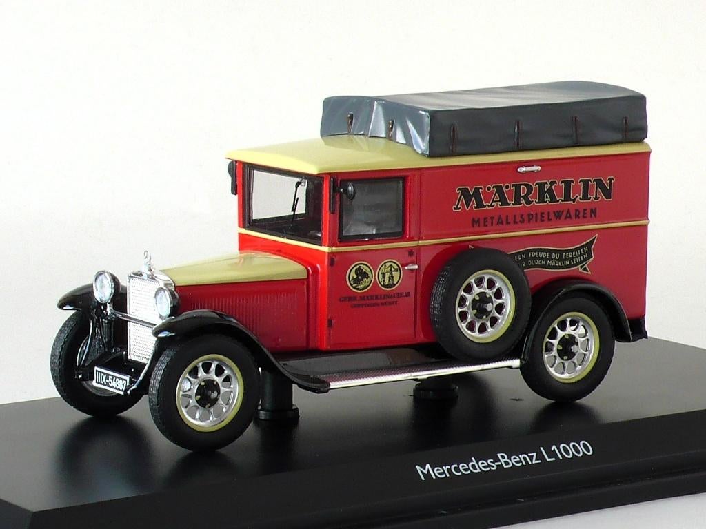 Mercedes-Benz L1000 'Marklin' - Schuco 1:43, Ophalen of Verzenden, Nieuw, Overige typen, Schuco