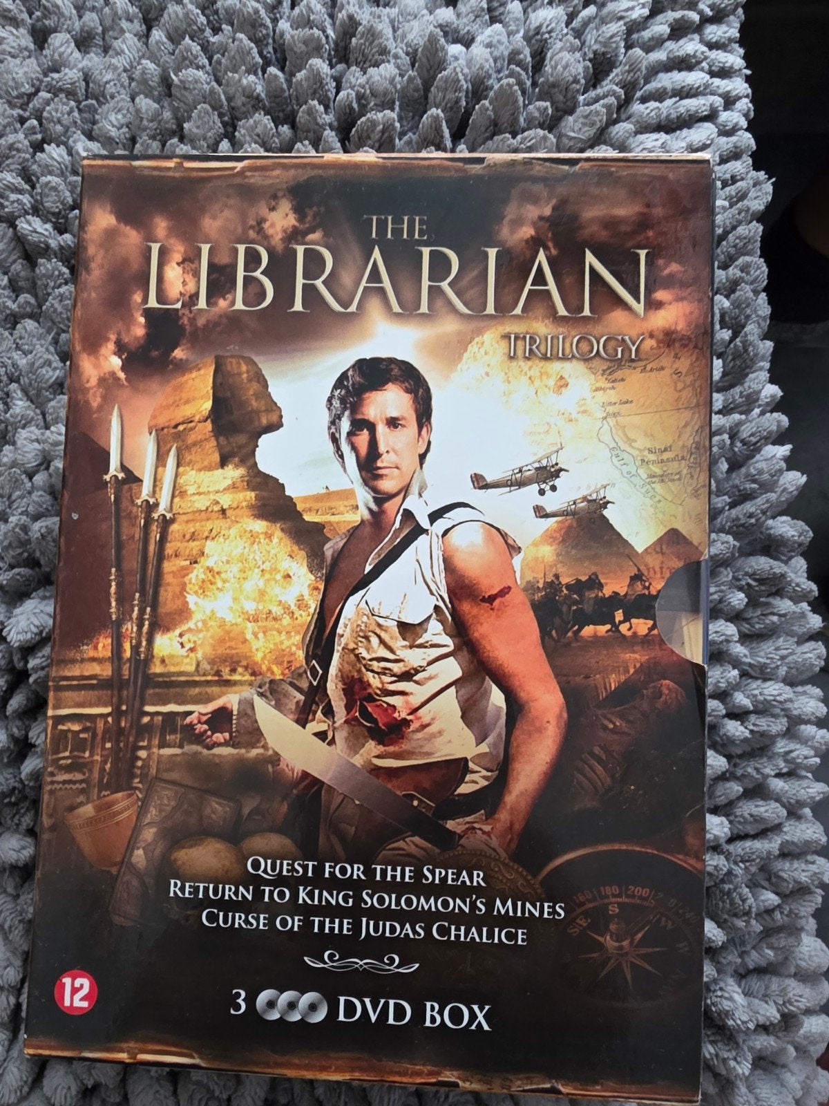 The Librarian Trilogy - 3 DVD Boxset Nederlands ondertiteld), Nederlands, Ophalen of Verzenden, Vanaf 12 jaar, Inclusief doosje