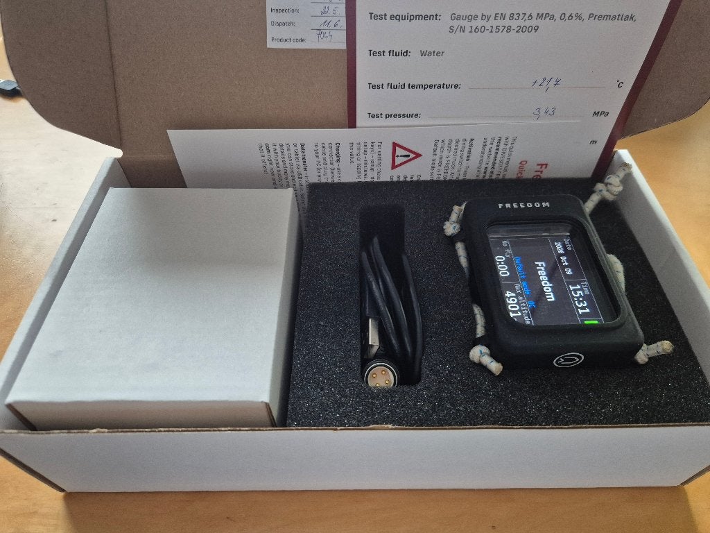 Divesoft Freedom Basic Nitrox / Bottom Timer, Watersport en Boten, Ophalen of Verzenden, Zo goed als nieuw, Duikcomputer