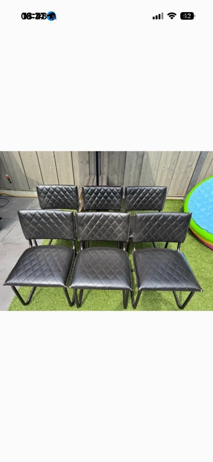 Eetkamerstoelen 6 st, Tuin en Terras, Tuinsets en Loungesets, Ophalen of Verzenden, Zo goed als nieuw