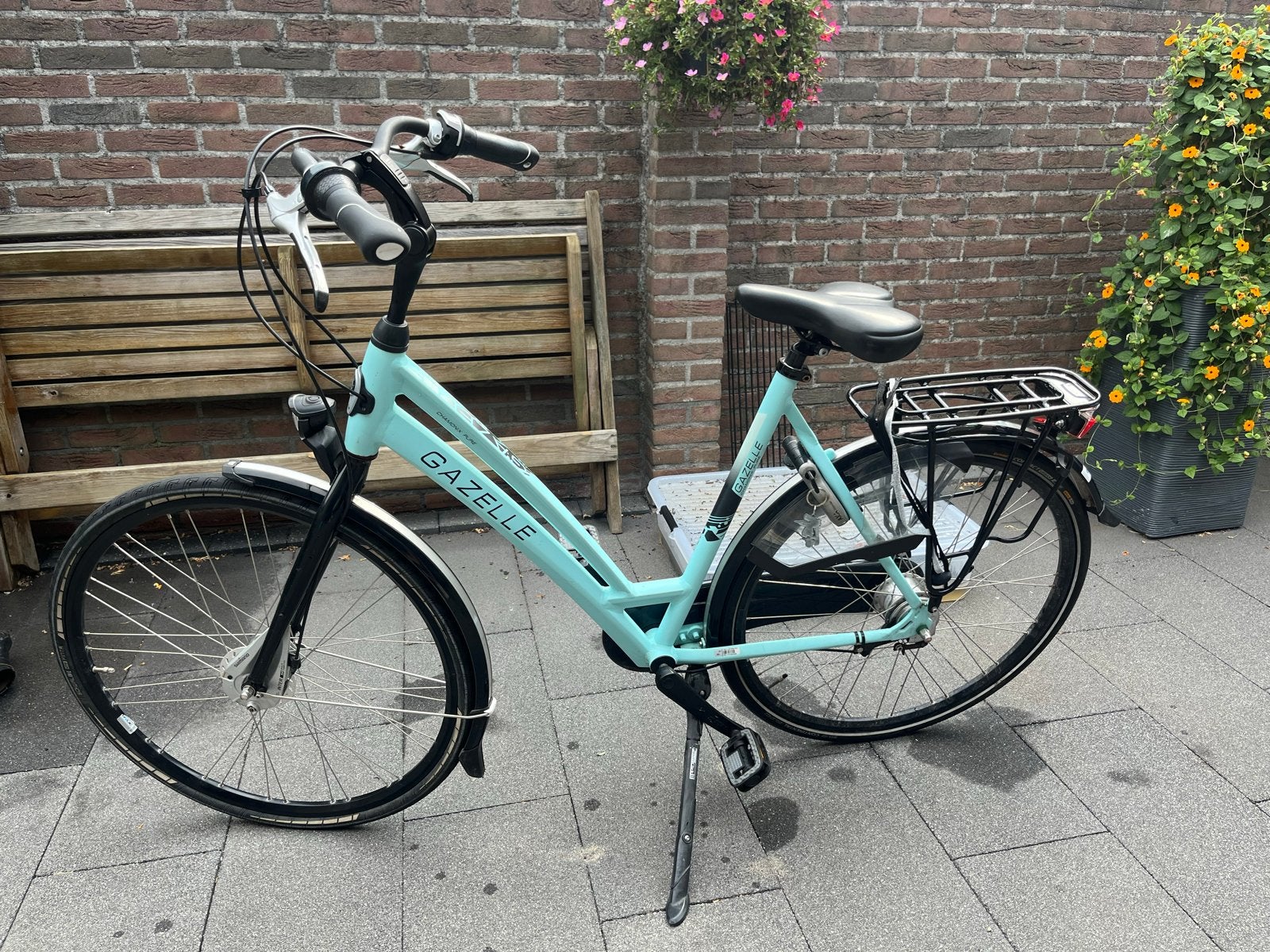 Gazelle Chamonix Pure damesfiets (opknapper), Fietsen en Brommers, Ophalen, Velgrem, 56 cm of meer, Gazelle