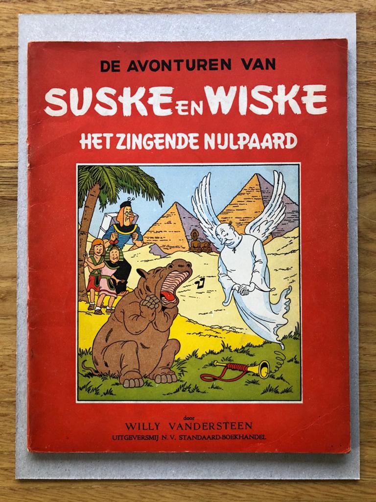 Suske en Wiske: Het Zingende Nijlpaard - eerste druk, Eén stripboek, Ophalen, Gelezen