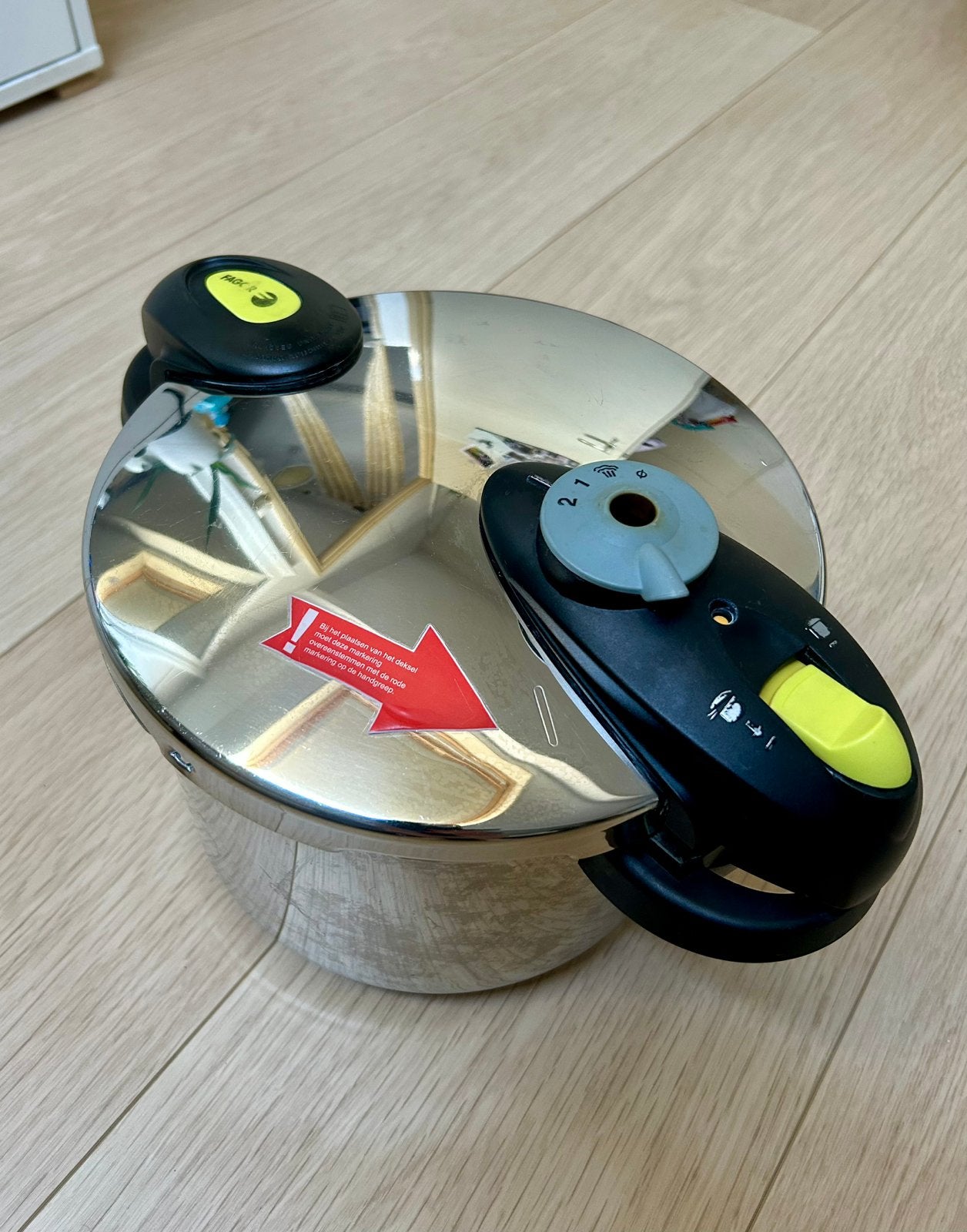 Snelkookpan FAGOR 6L RVS, Ophalen of Verzenden, Gebruikt, Rvs