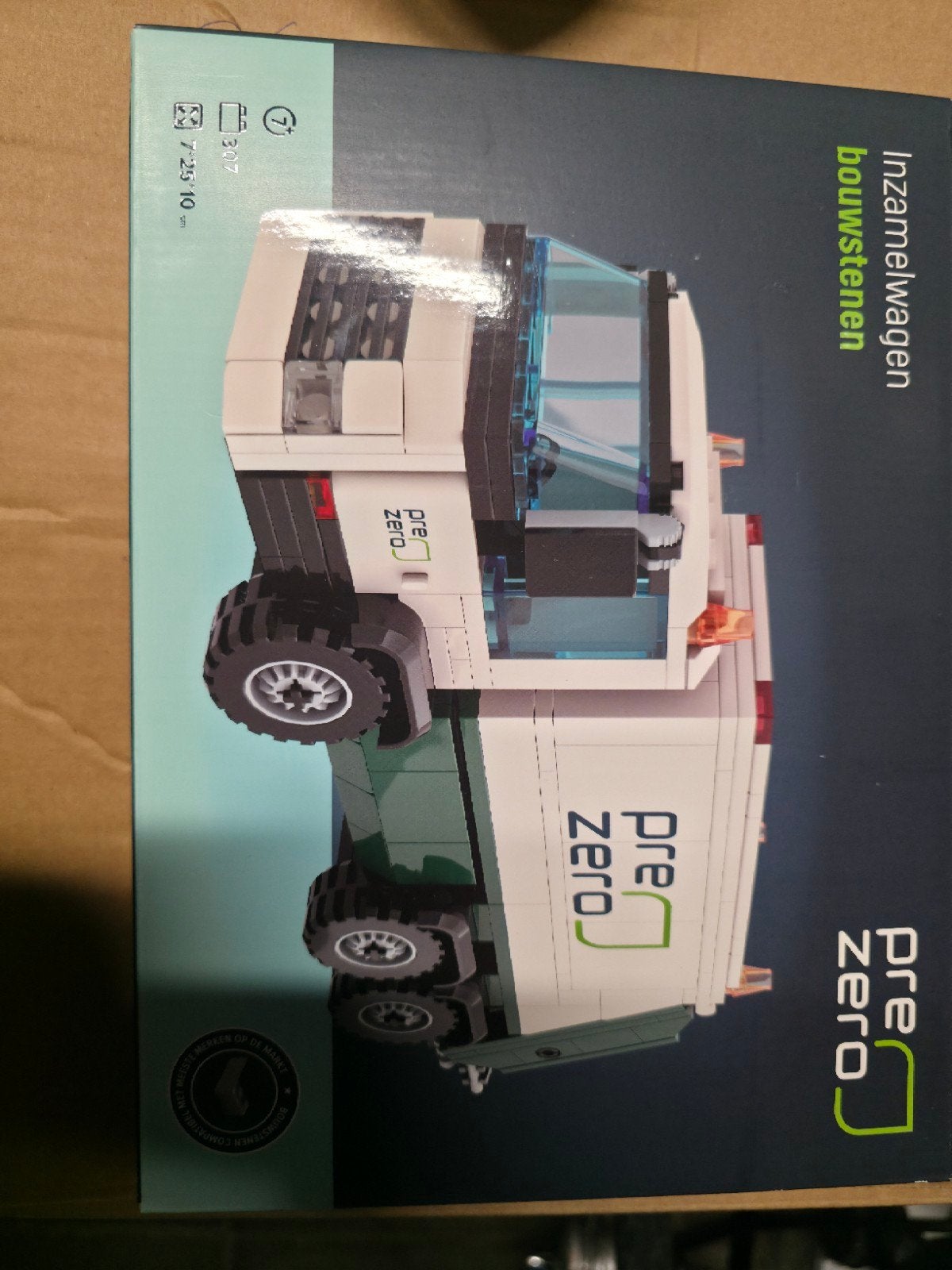 lPreZero inzamelwagen bouwstenen – 307 delen – nieuw in doos, Ophalen of Verzenden, Nieuw, Overige merken