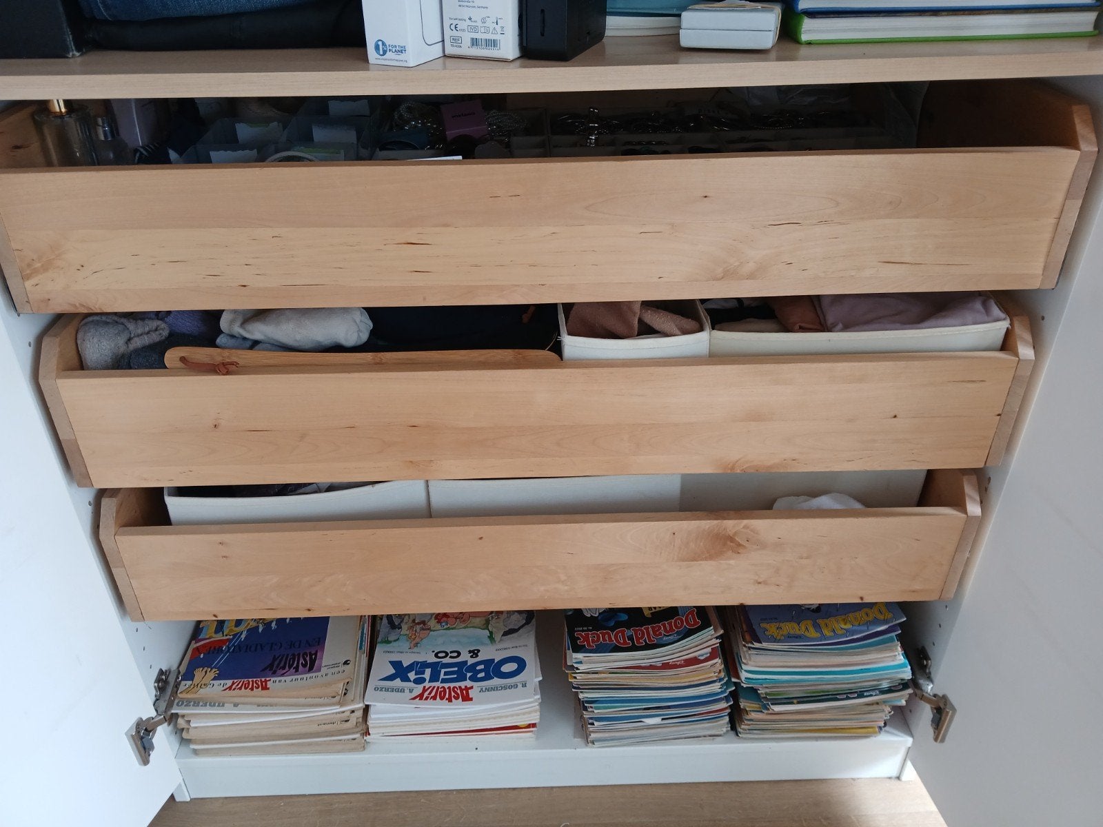 4 ikea pax method lades voor kast 100cm breed x 60cm diep, Ophalen, 50 tot 100 cm, Zo goed als nieuw, Minder dan 100 cm