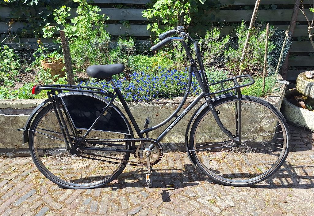 Omafiets van Gazelle, 28 inch, 51 cm framehoogte, Ophalen, Terugtraprem, Gebruikt, 50 tot 53 cm