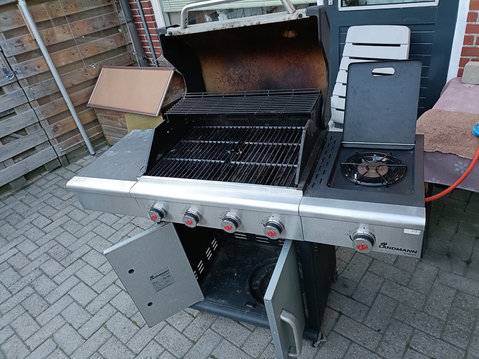Landmann gasbarbecue, Ophalen, Gebruikt