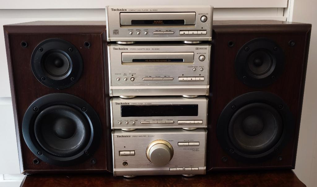 Technics SC-HD301 stereo system, Audio, Tv en Foto, Stereo-sets, Gebruikt, Cassettedeck, Cd-speler, Tuner of Radio, Speakers, Overige merken