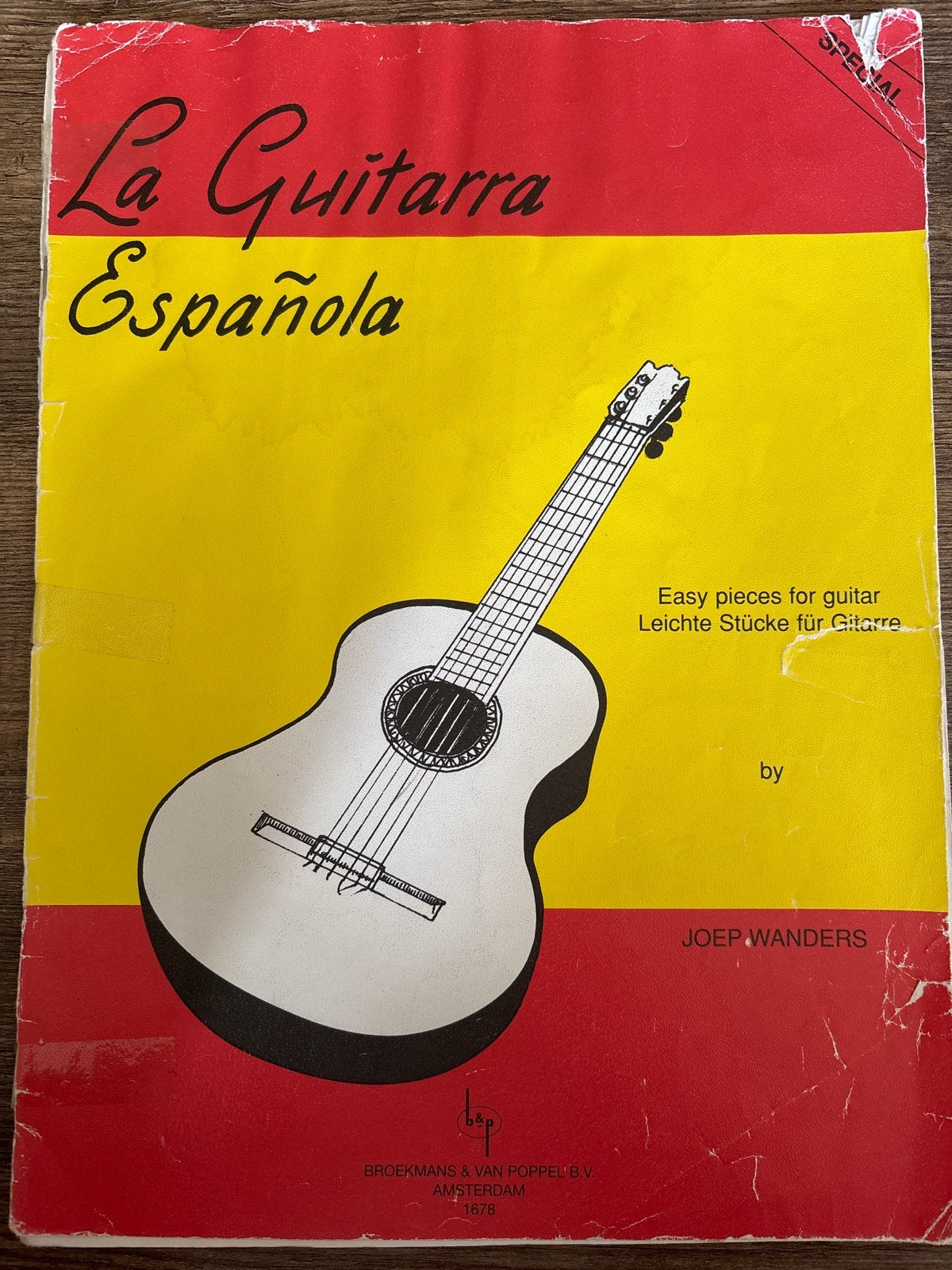 La Guitarra Española - Joep Wanders (Gitaarboek), Klassiek, Les of Cursus, Ophalen of Verzenden, Gitaar