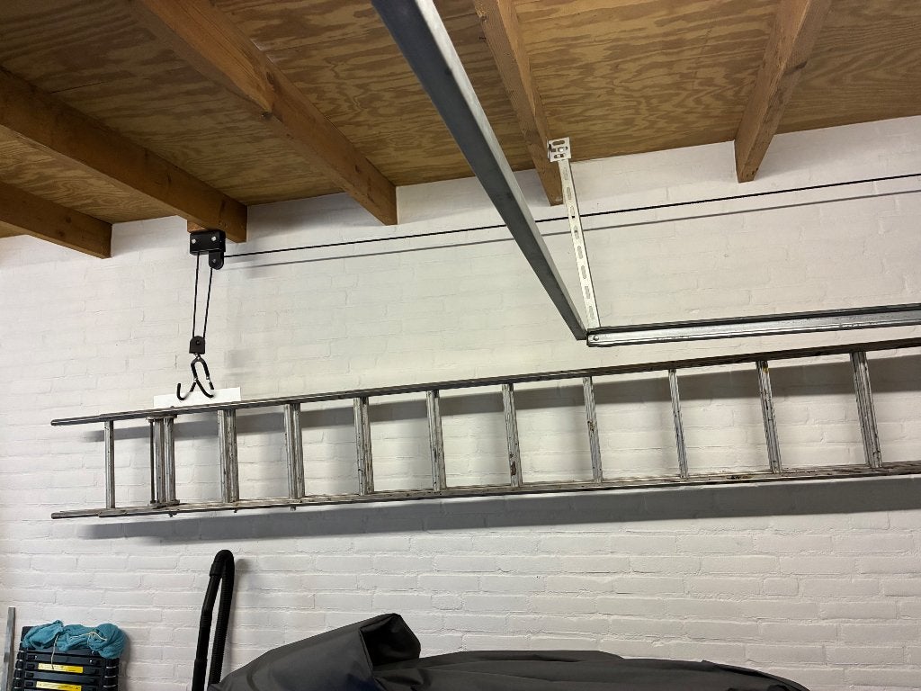Uitschuifladder, Doe-het-zelf en Verbouw, IJzerwaren en Bevestigingsmiddelen, Ophalen, Gebruikt, 250 mm of meer, Overige typen