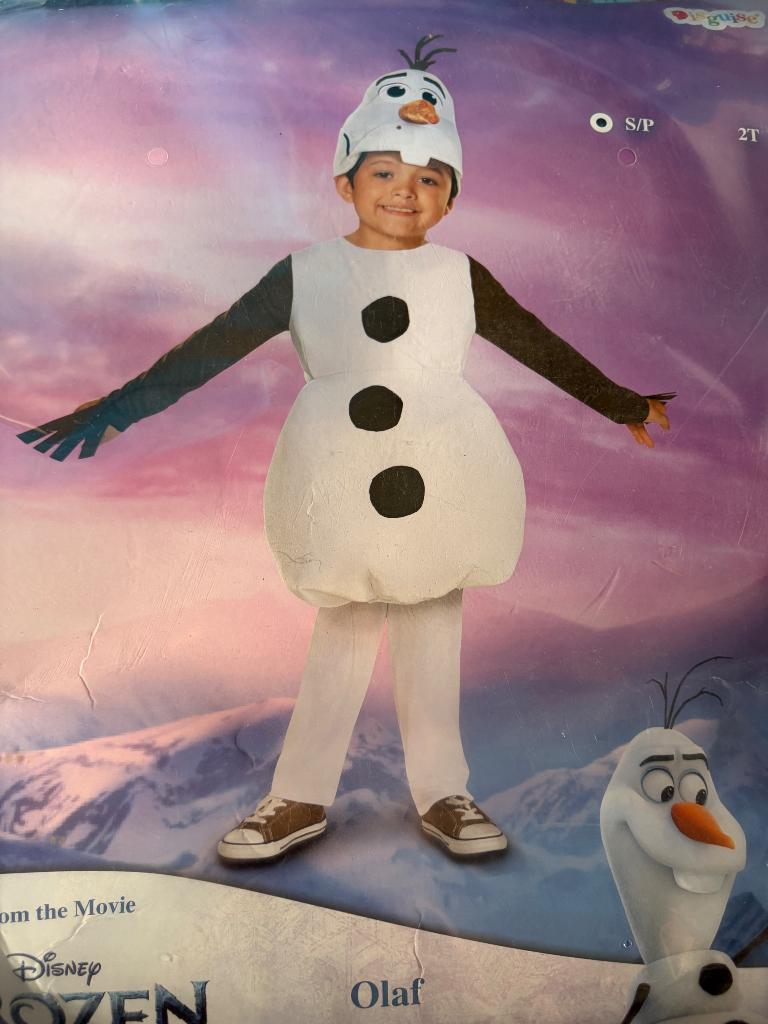 Olaf Frozen kostuum, Ophalen, Nieuw, Jongen of Meisje