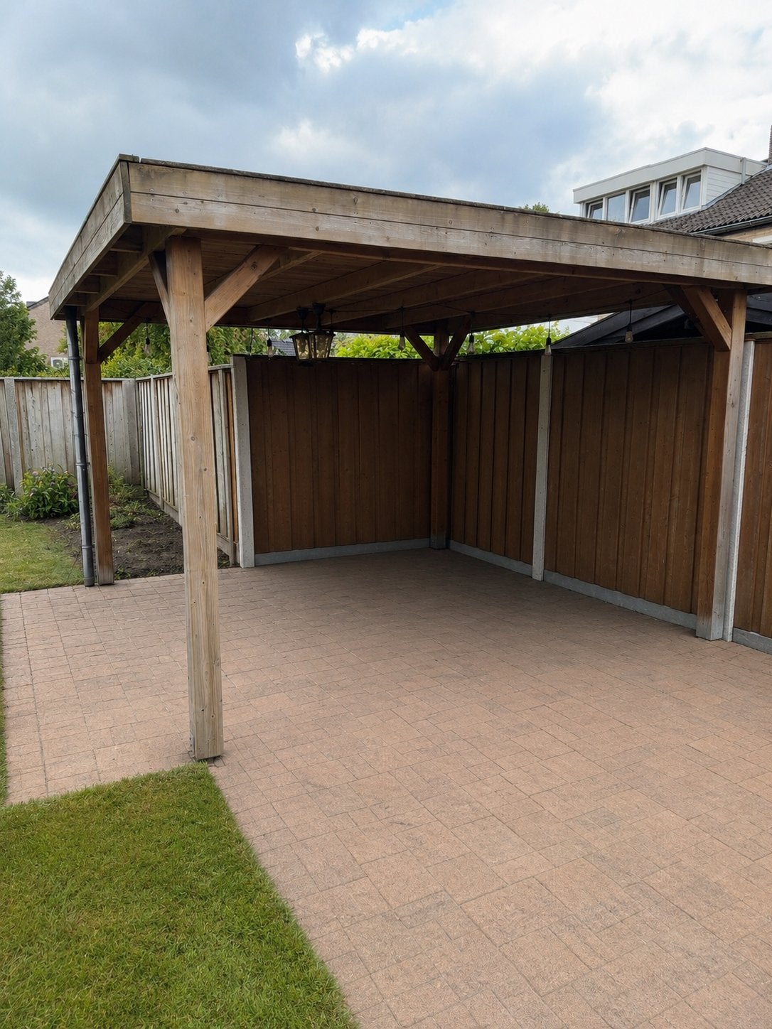 Overkapping hout, Tuin en Terras, Overkappingen, Ophalen, Gebruikt, Veranda
