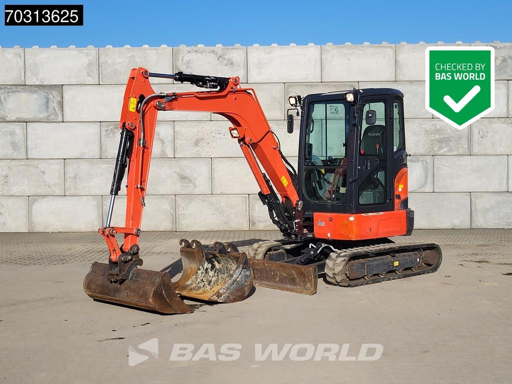 Kubota U36-4 3 Buckets, Graafmachine