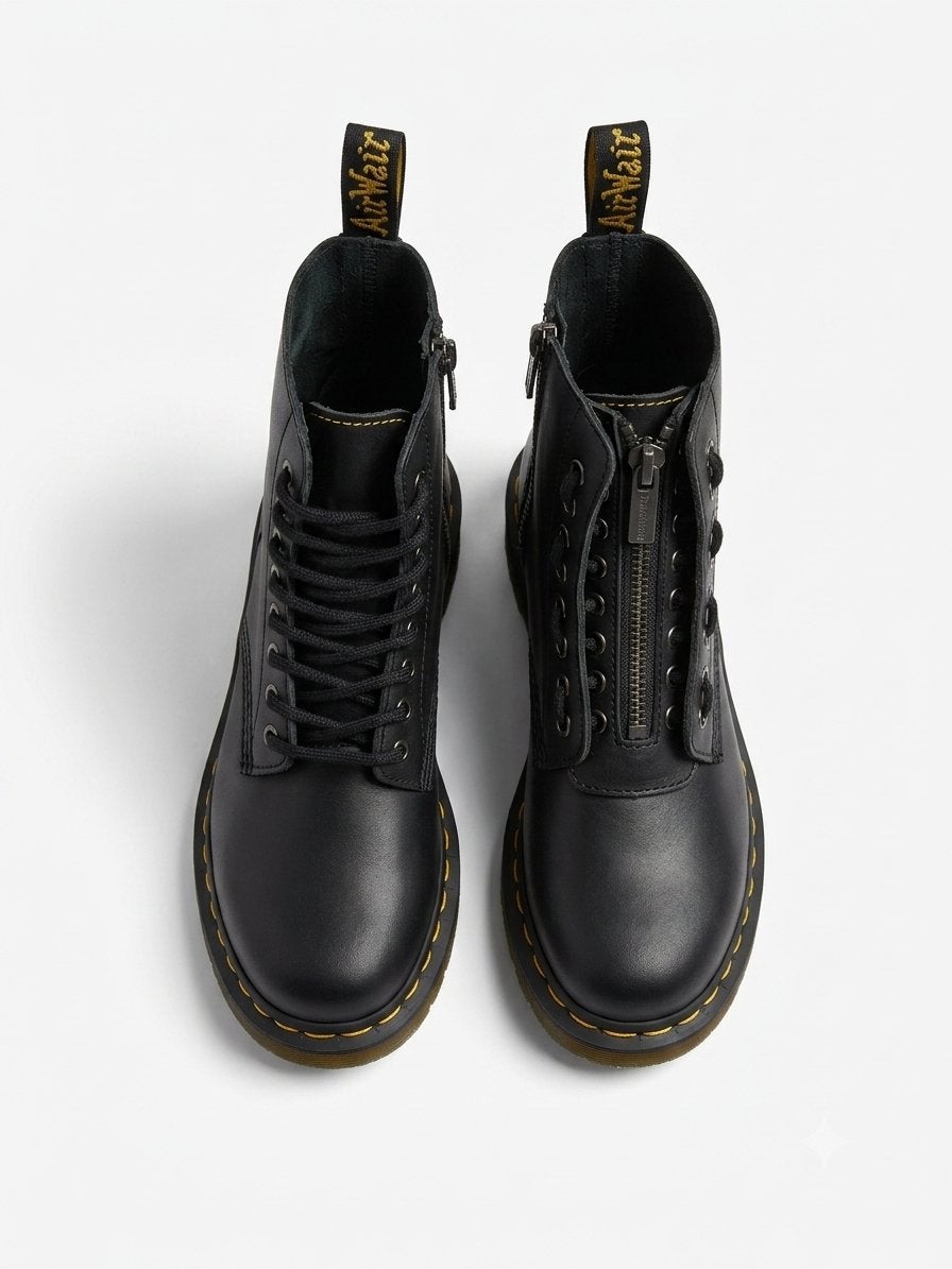 Dr. Martens Sinclair Black Platform Boots - Maat 38, Kleding | Dames, Schoenen, Zwart, Lage of Enkellaarzen, Nieuw, Ophalen of Verzenden