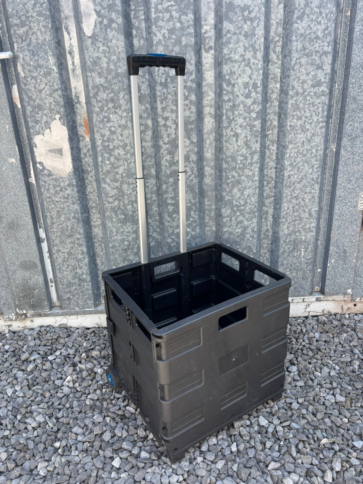 Workzone opvouwbare krat trolley boodschappenkar camping, Ophalen of Verzenden, Doos, Minder dan 35 cm
