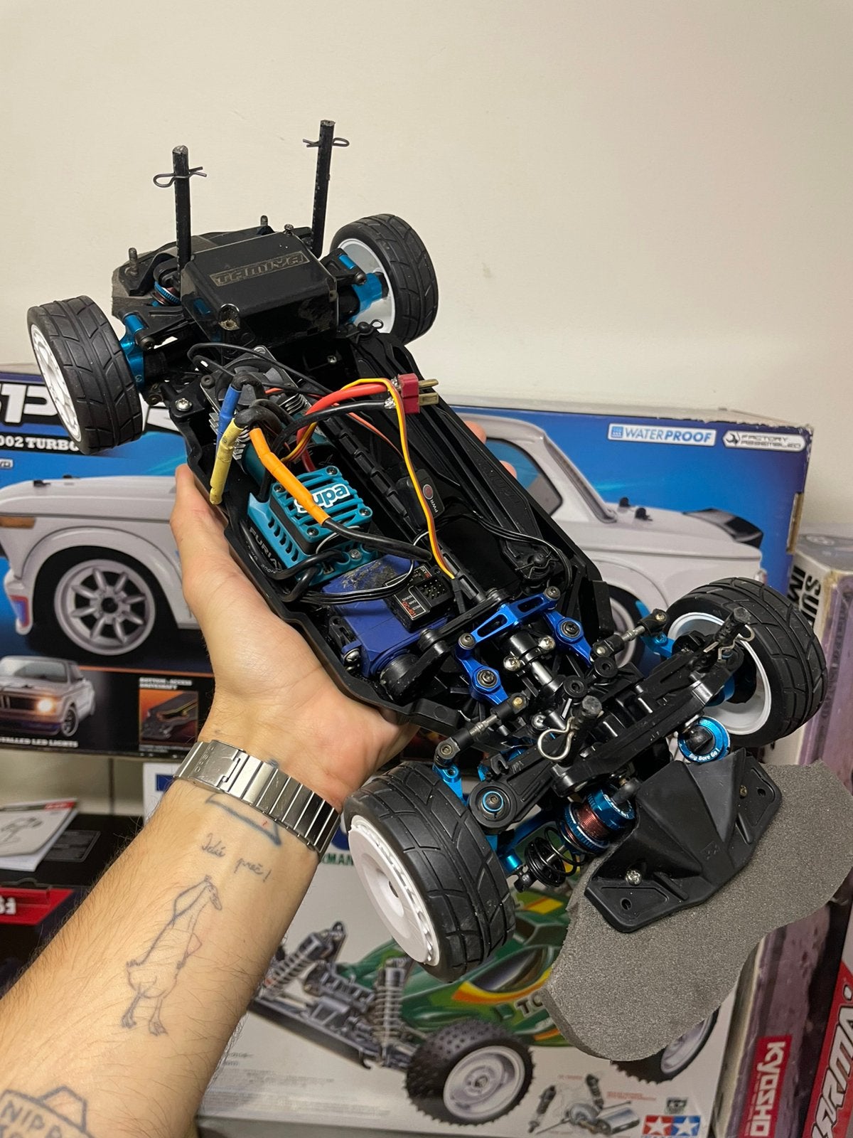 Tamiya TT-02 Gyro, FuriaX 4000kv combo, Hobby en Vrije tijd, Ophalen of Verzenden, Nieuw, Auto onroad