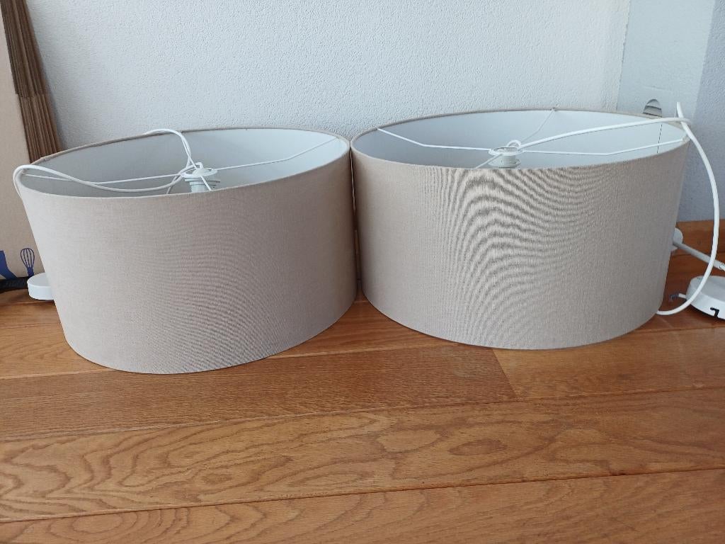 Lampen kappen beige, Ophalen, Zo goed als nieuw, Minder dan 100 cm