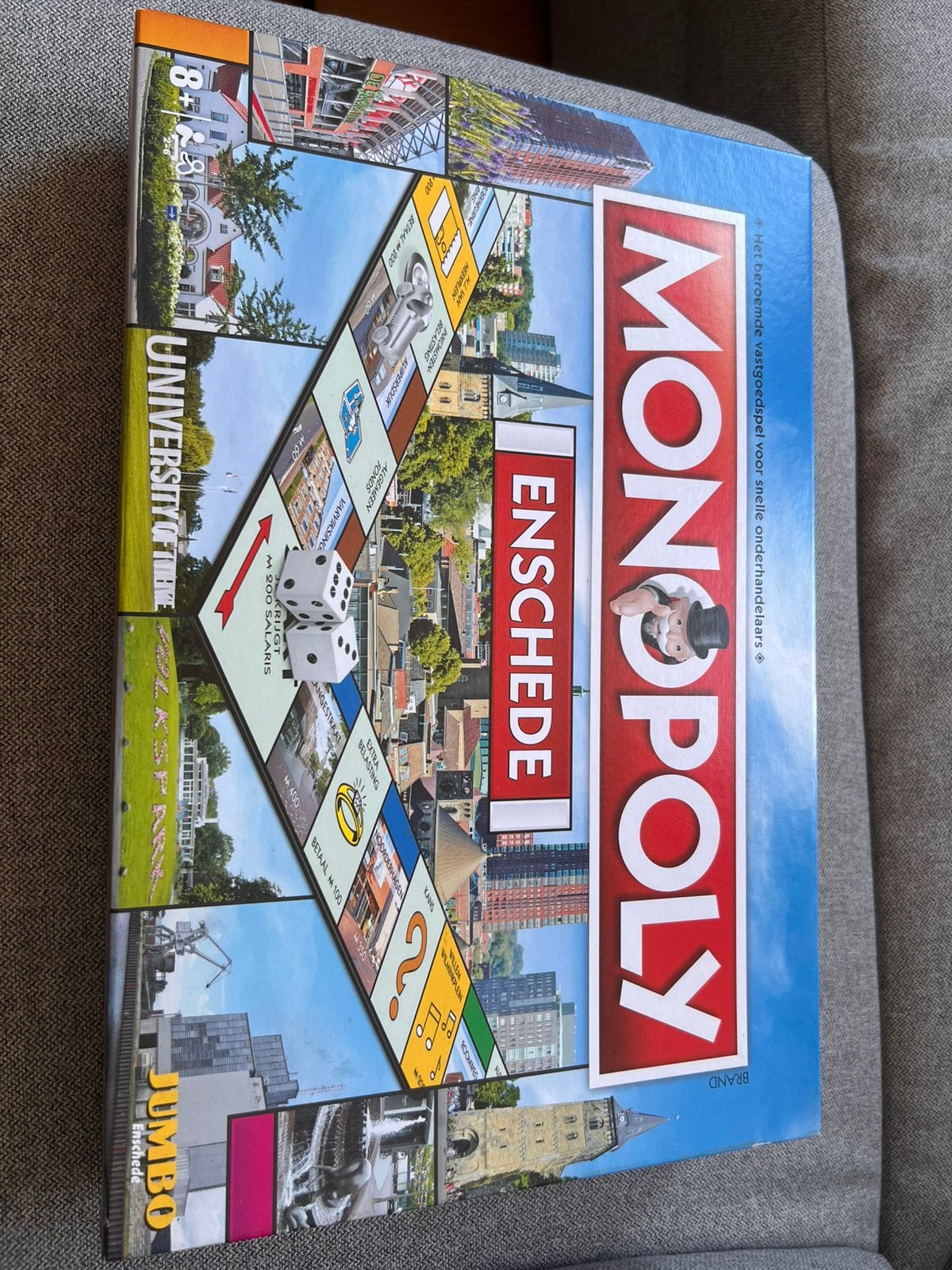 Monopoly Enschede, Hobby en Vrije tijd, Gezelschapsspellen | Bordspellen, Ophalen of Verzenden, Zo goed als nieuw