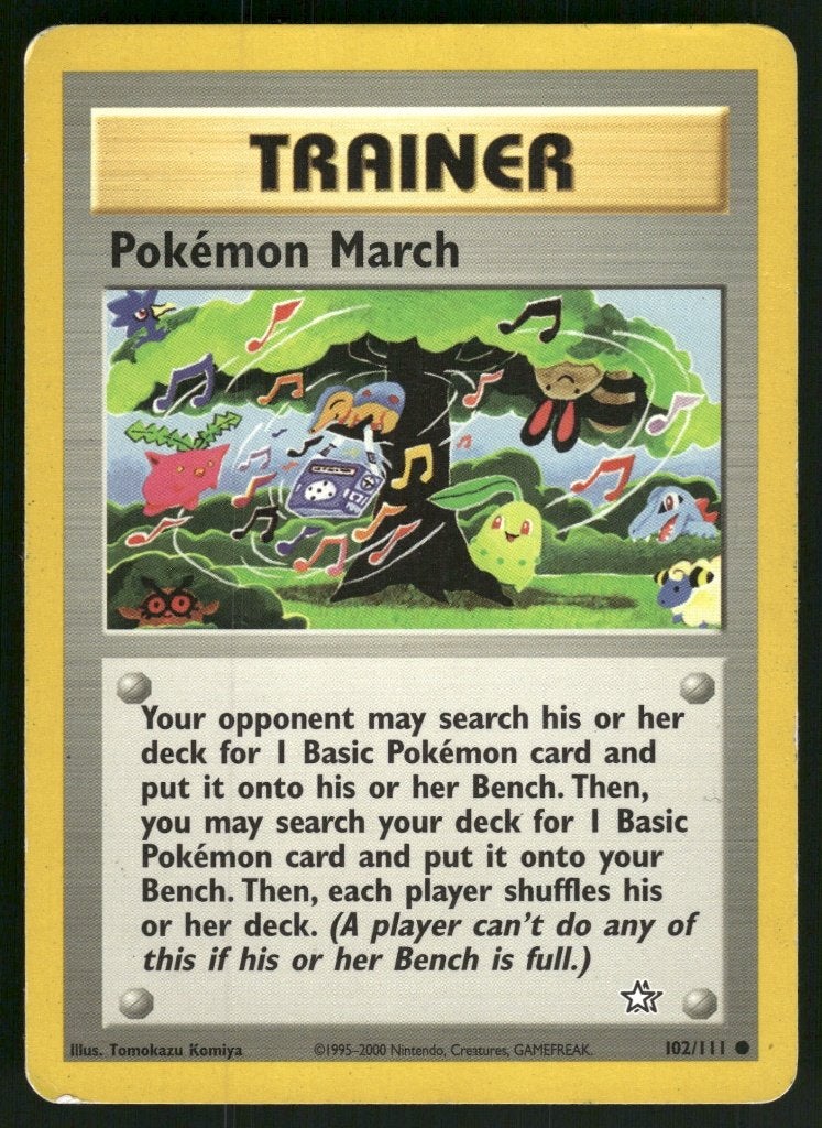 Pokémon March 102/111 - Neo Genesis (Good), Verzenden, Gebruikt
