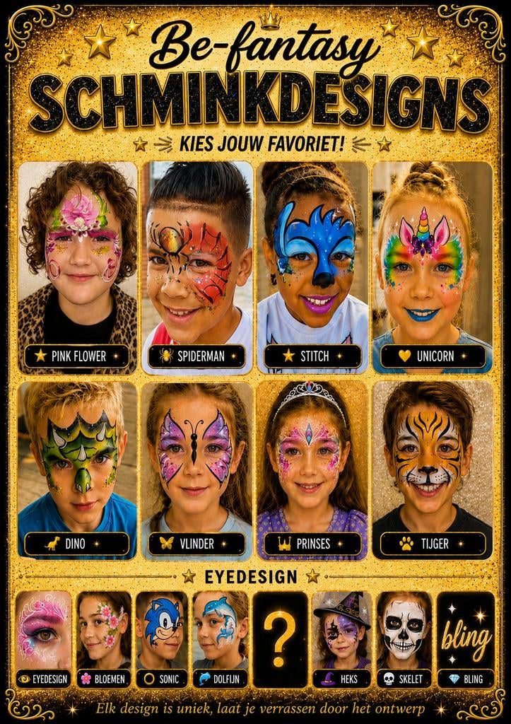 Be-Fantasy met schmink