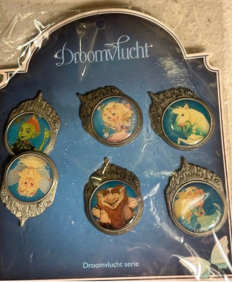 Efteling Pin Set, Droomvlucht Limited Edition, Nieuw opKaart, Ophalen of Verzenden, Nieuw, Speldje of Pin