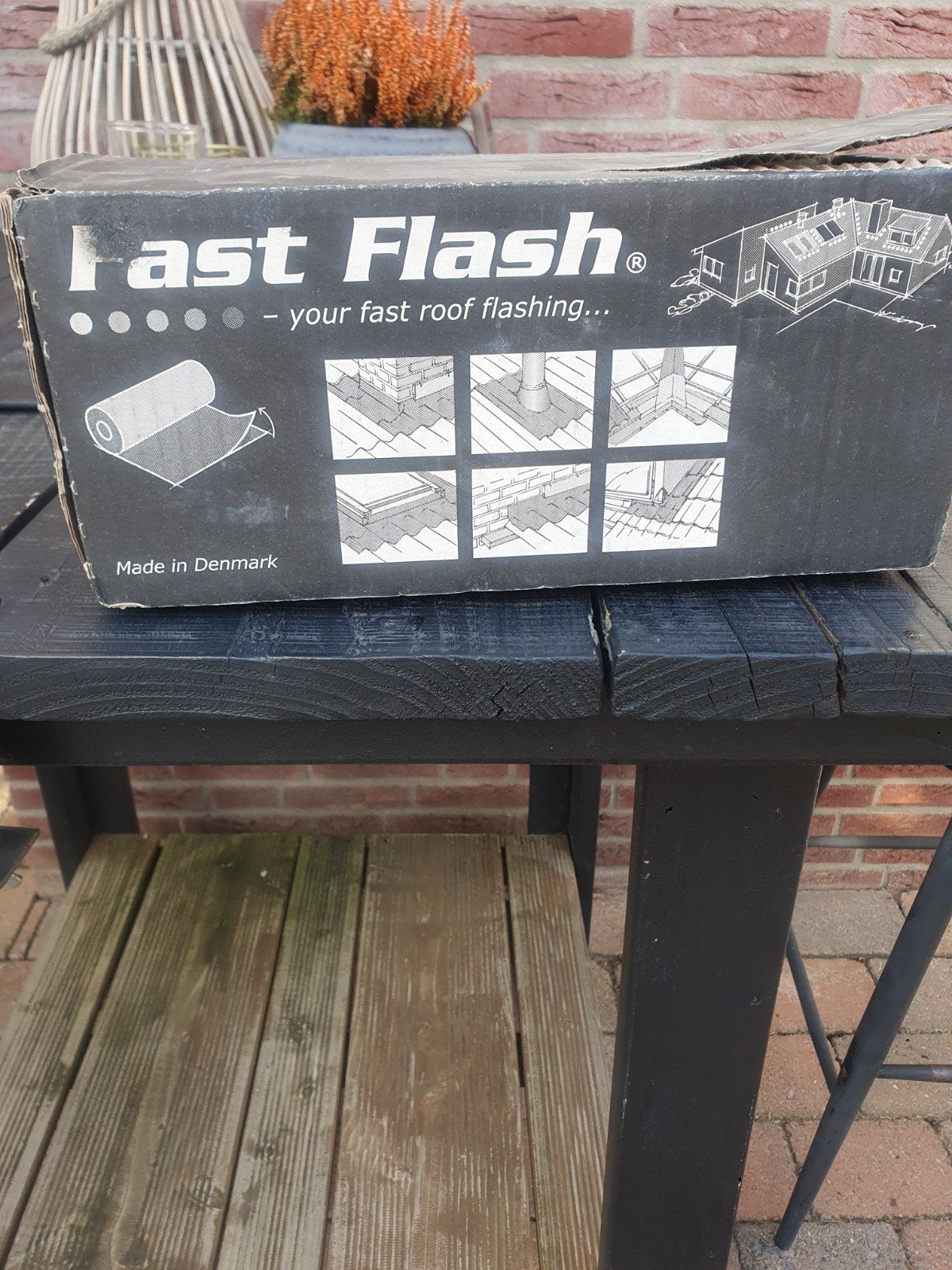 Fast Flash Loodvervanger 280mm x 4 meter, Overige materialen, Zwart, Overige typen, Ophalen of Verzenden