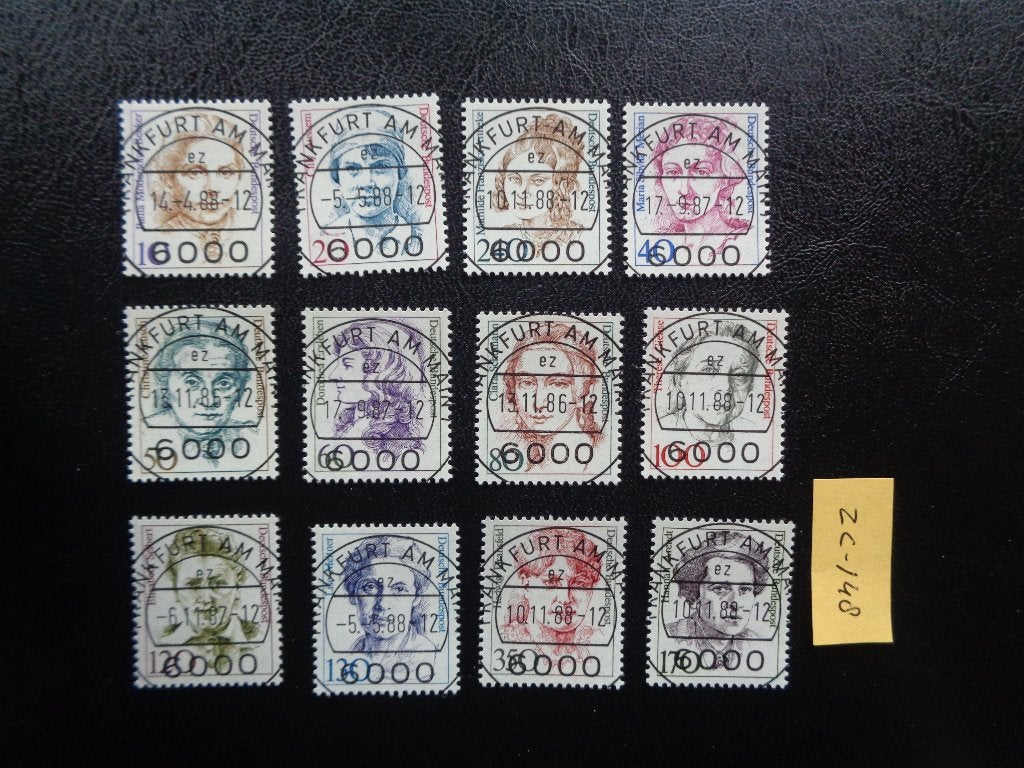 brd - beroemde vrouwen 1988 (zc-148), Postzegels en Munten, Postzegels | Europa | Duitsland, Ophalen of Verzenden, BRD, Gestempeld