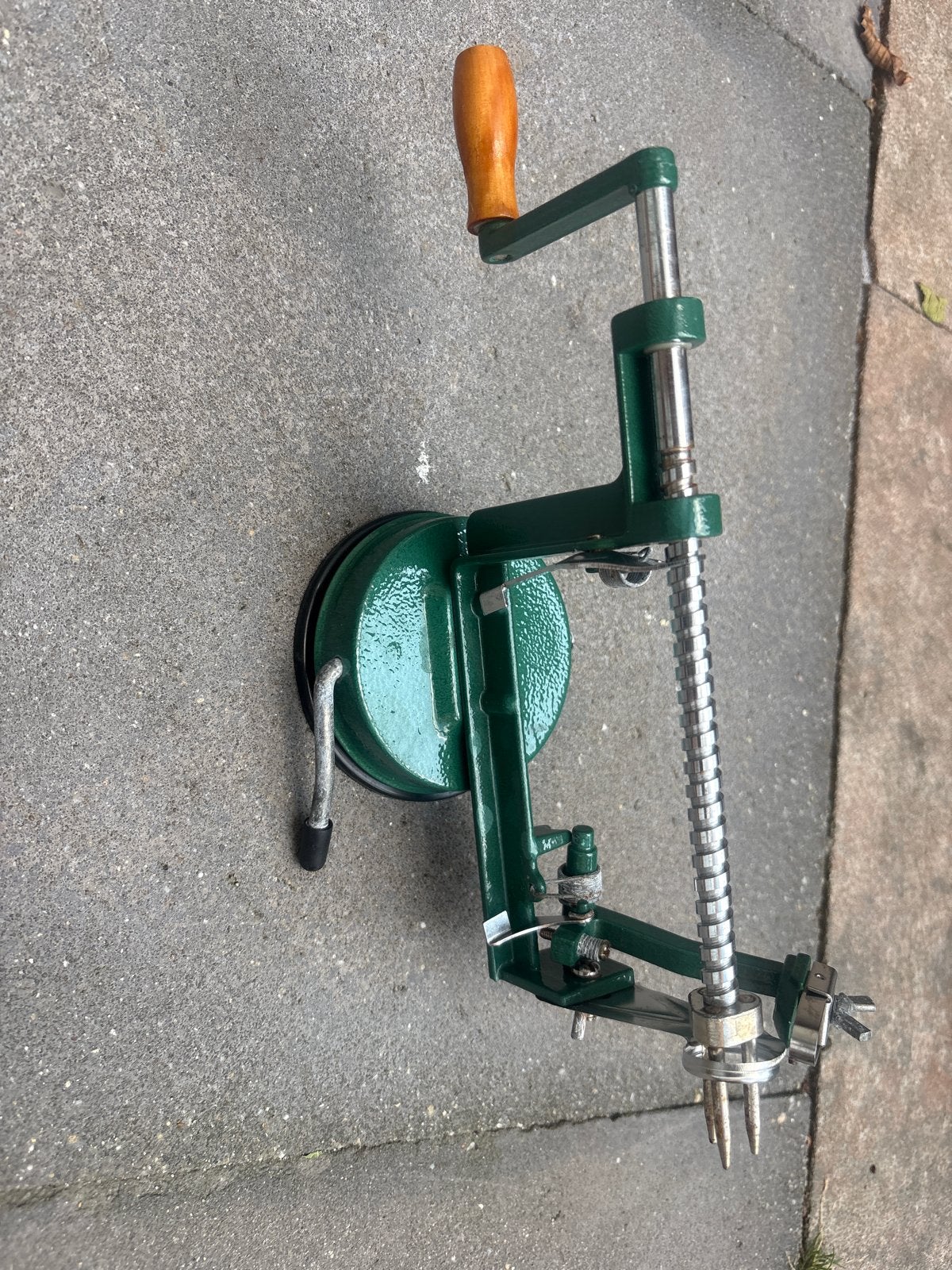 Appelboor / Appel schiller van metaal, Ophalen, Metaal, Groen, Overige typen